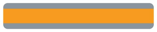 Double Wide Sentence Strip Reading Guide - Orange