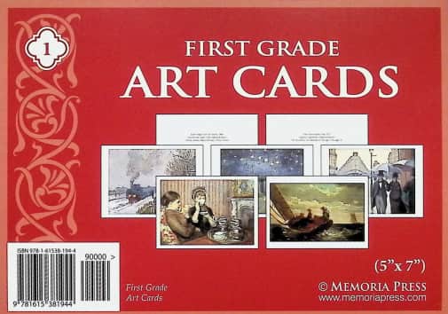 Memoria Press First Grade Art Cards