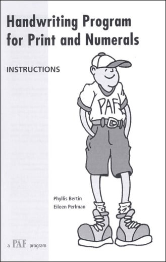 Handwriting Program Print & Numerals Instruct