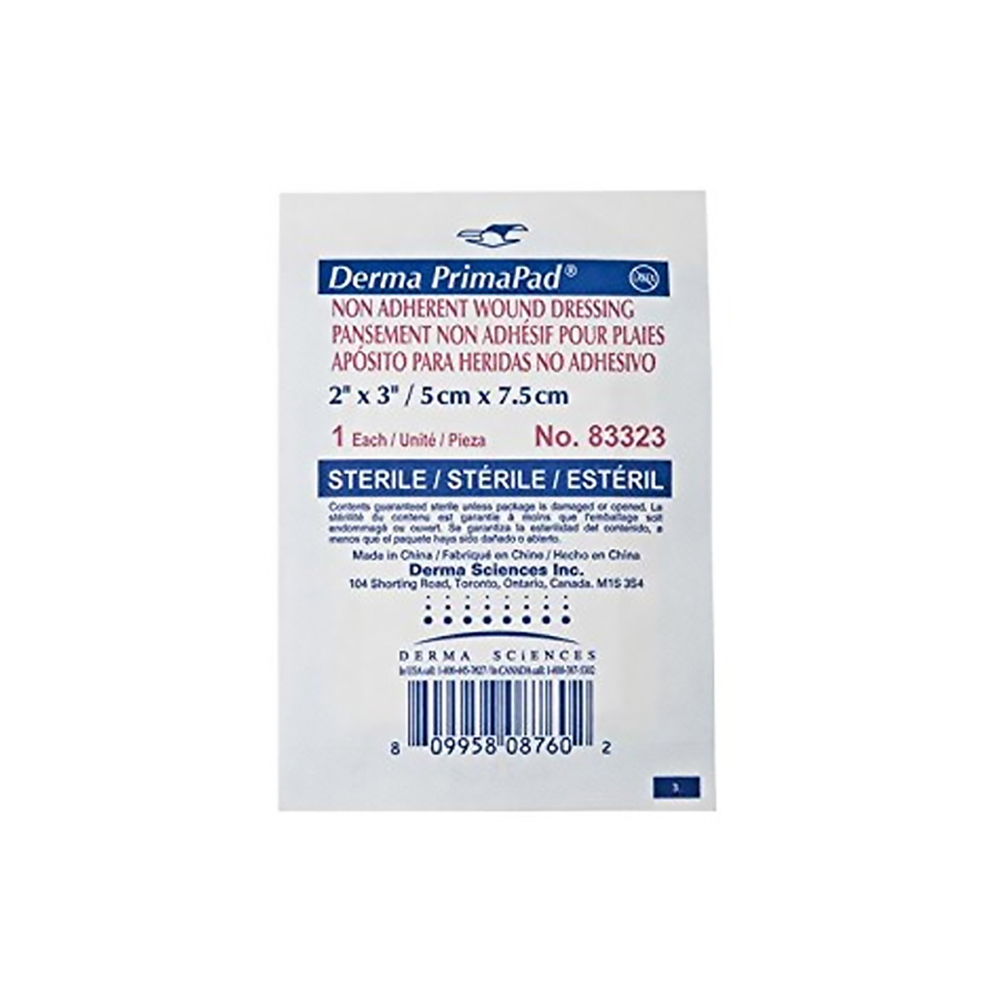 Primapad nonadherent Dressing, 2 x 3 Inch, 1-Ply MK 645801