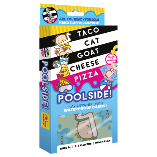 Taco Cat Goat Cheese Pizza Poolside Waterproof Card Game