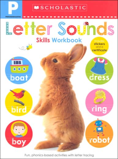 Pre-K Skills Workbook: Letter Sounds