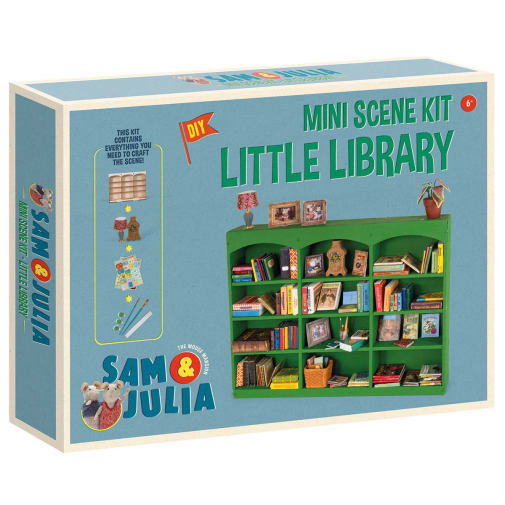 Sam & Julia DIY Mini Scene Kit - Little Library
