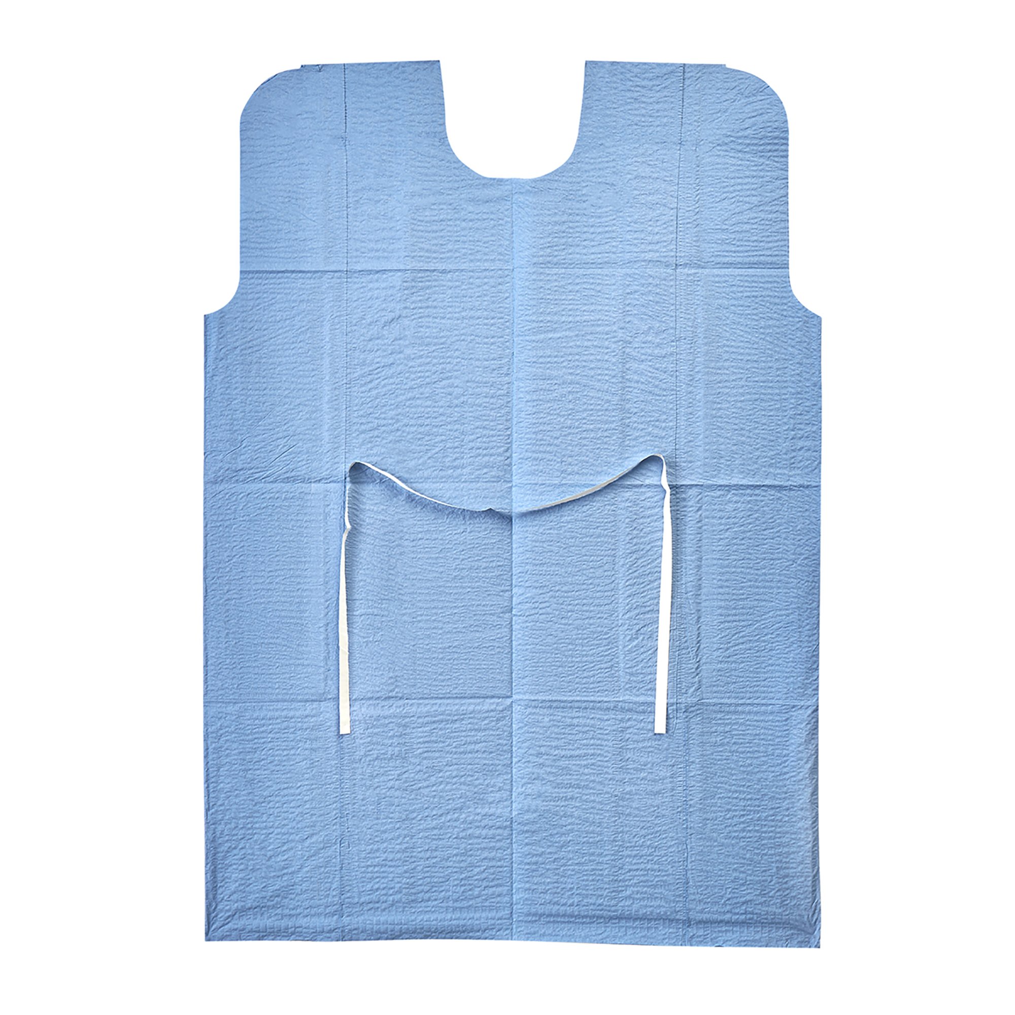 Graham Medical Patient Exam Gown, Medium/Large, Blue MK 247351