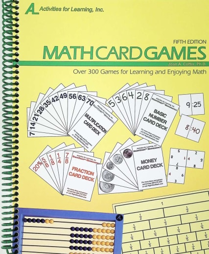 Math Card Games Book Only