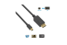 Mini-DisplayPort Male to DisplayPort Male Cable V1.2 4K@60Hz, Black, 10Ft