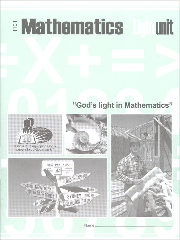 Mathematics LightUnit 1101 Algebra II