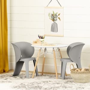 Sweedi - Kids Eiffel table and 2 elephant chairs set Sweedi - Kids Eiffel table and 2 elephant chairs set