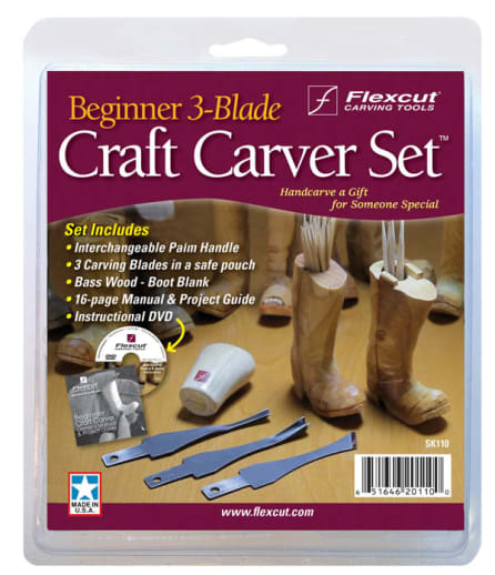 Beginner 3-Blade Craft Carver Set