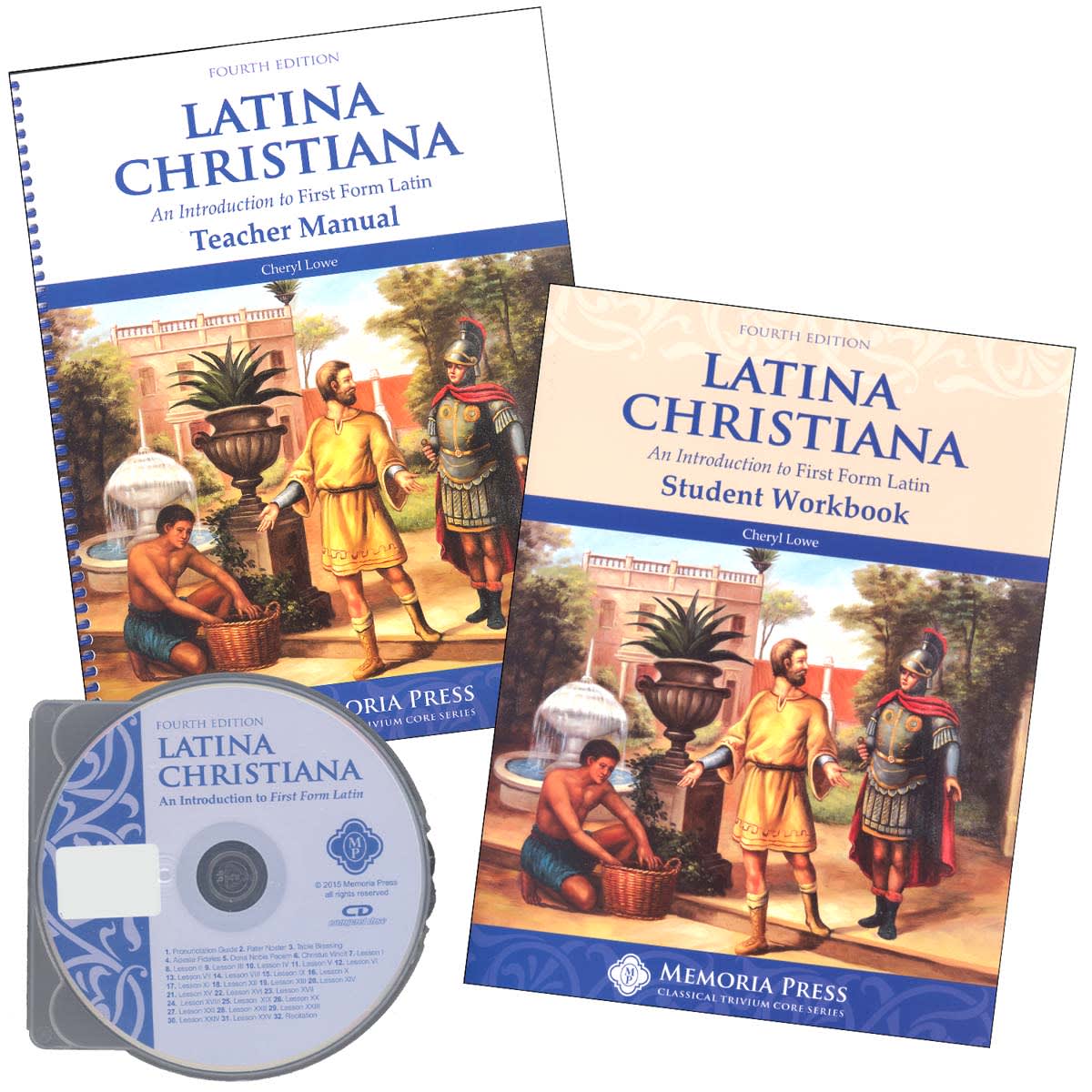 Memoria Press Latina Christiana Set with Audio CDs