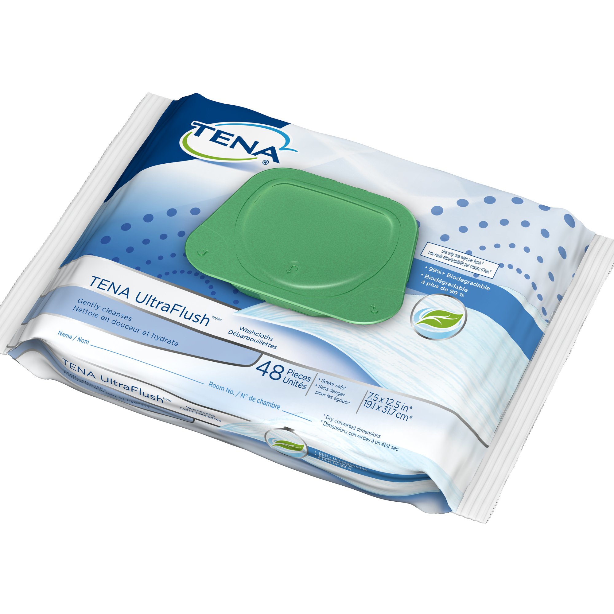 Tena UltraFlush Flushable Personal Wipes MK 931638