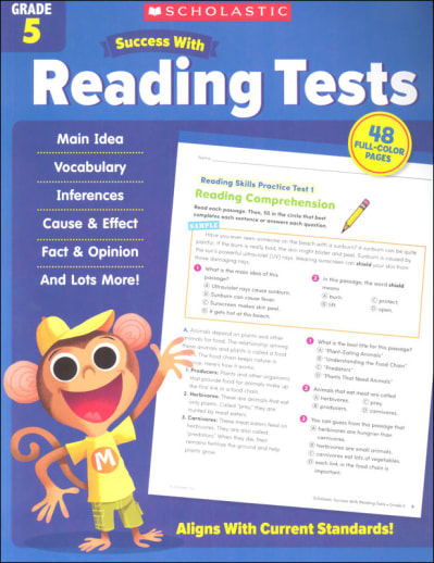 Reading Tests Grade 5 (Scholastic Success Wit