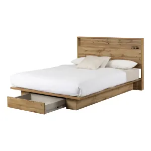 Platform Bed and Headboard Set