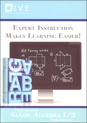DIVE CD-ROM for Saxon Algebra 1/2 3rd Edition Windows/Mac