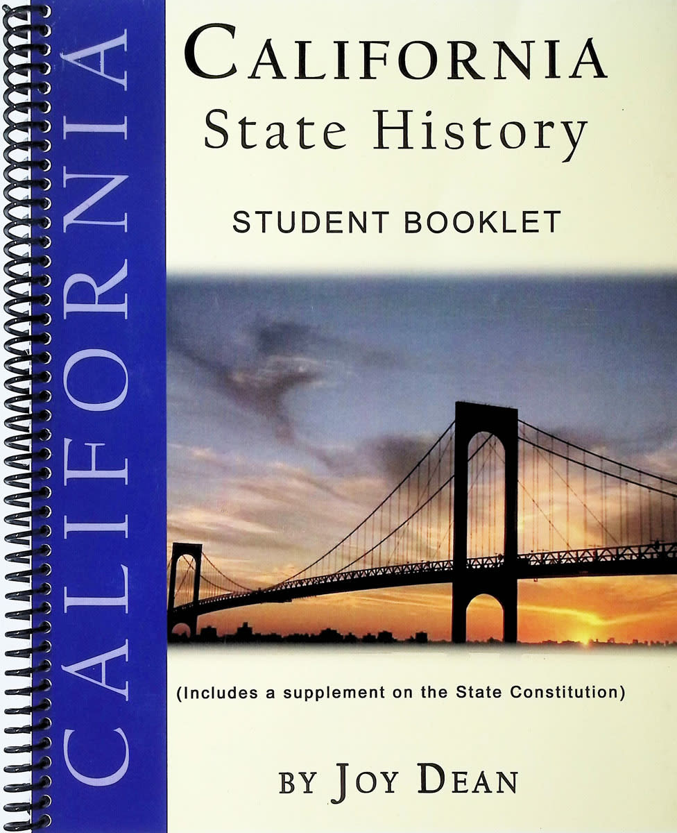 California State History from a Christian Perspective Student Book only