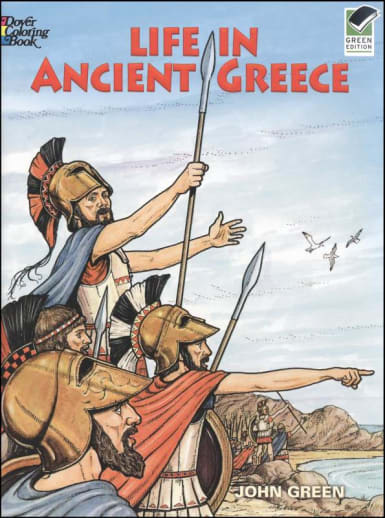 Life in Ancient Greece Coloring Book
