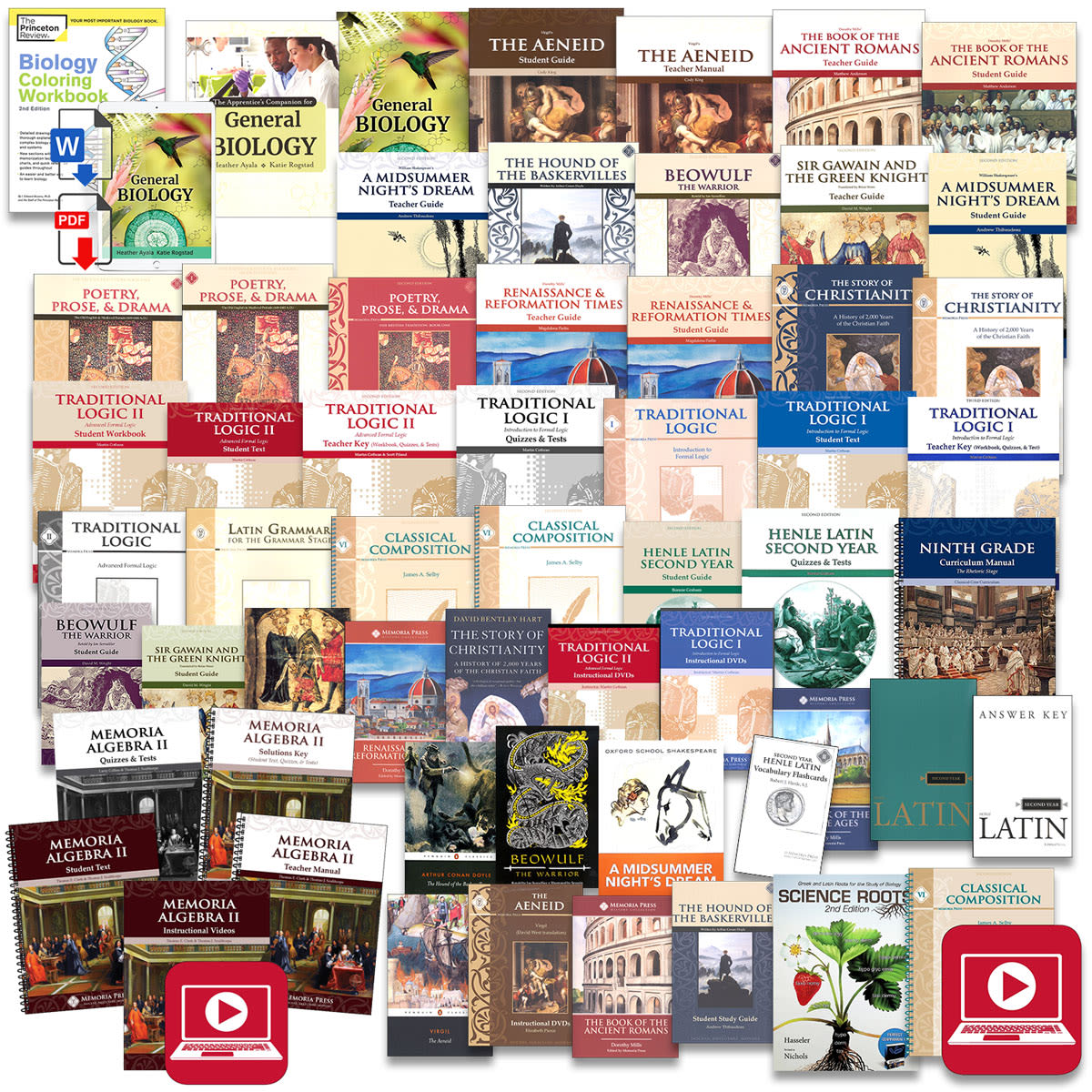 Memoria Press Curriculum 9th Grade Package