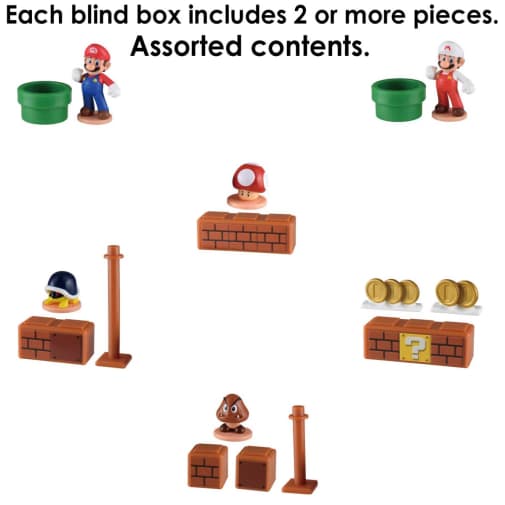 ミライグリッシュBOX Super Mario Blind Box Micro Game World Collection