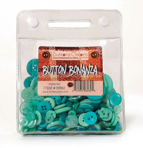 Waterfall Buttons (1/2 pound, reusable bag)
