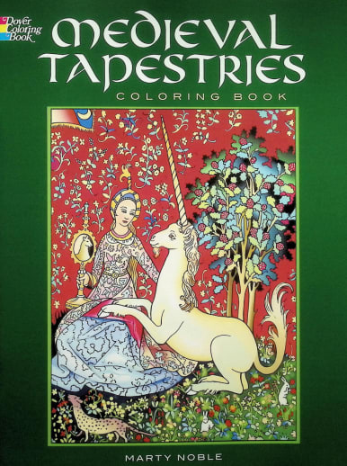 Medieval Tapestries Coloring Book
