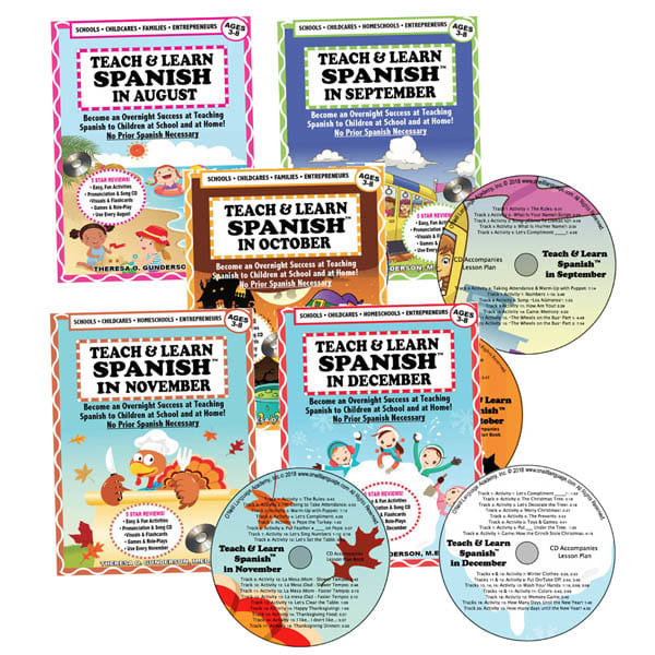 Teach & Learn Spanish Book & CD Fall Semester