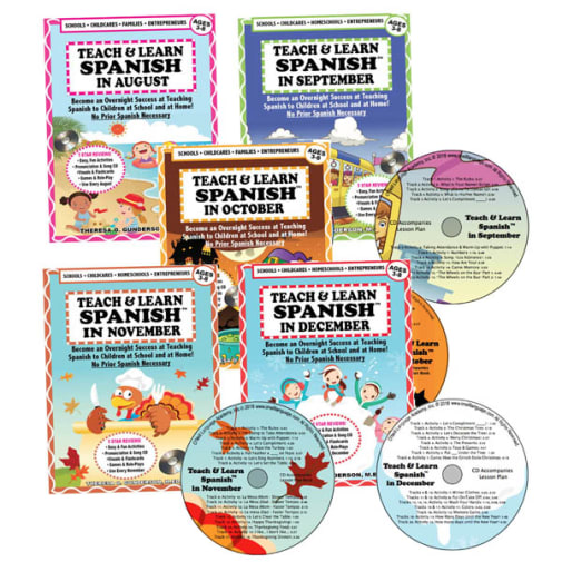 Teach & Learn Spanish Book & CD Fall Semester