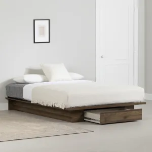 Base para cama tipo plataforma con cajón