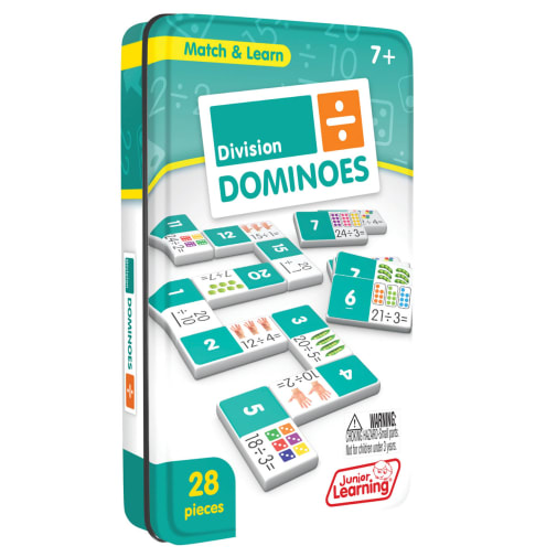 Division Dominoes - 28 pieces (Match and Learn)