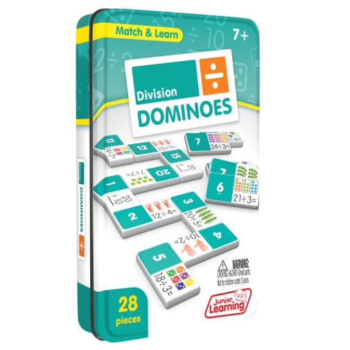 Division Dominoes - 28 pieces (Match and Learn)