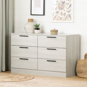 Step One Essential - 6-Drawer Double Dresser Storage Unit Step One Essential - 6-Drawer Double Dresser Storage Unit