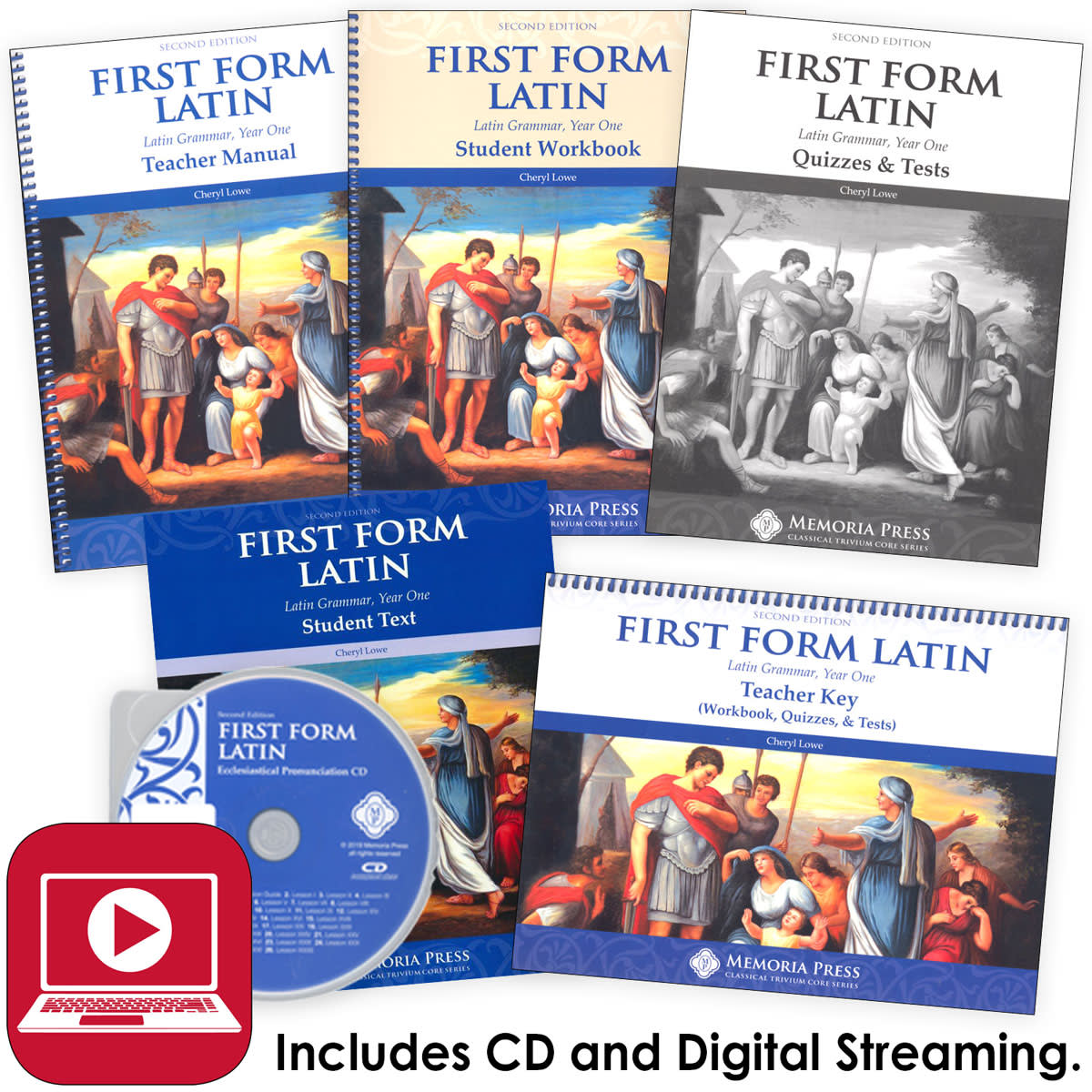 First Form Latin Text Set