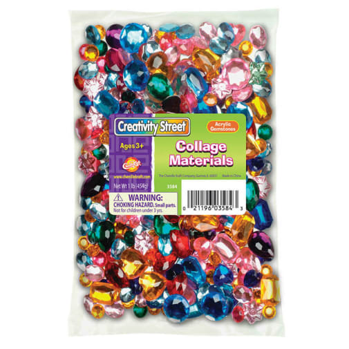 Acrylic Gemstones - 1 lb pk