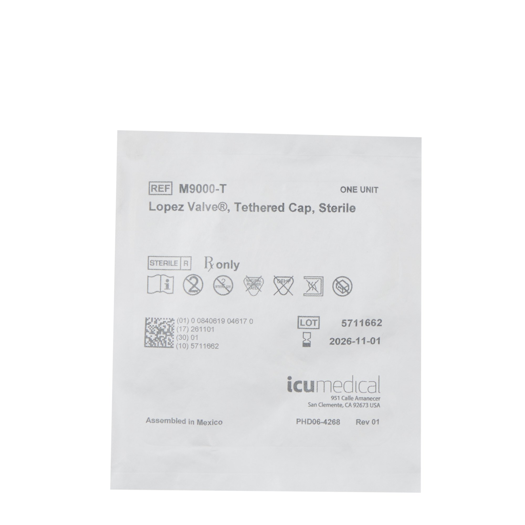 Lopez Valve Closed Enteral Tube Valve MK 836025