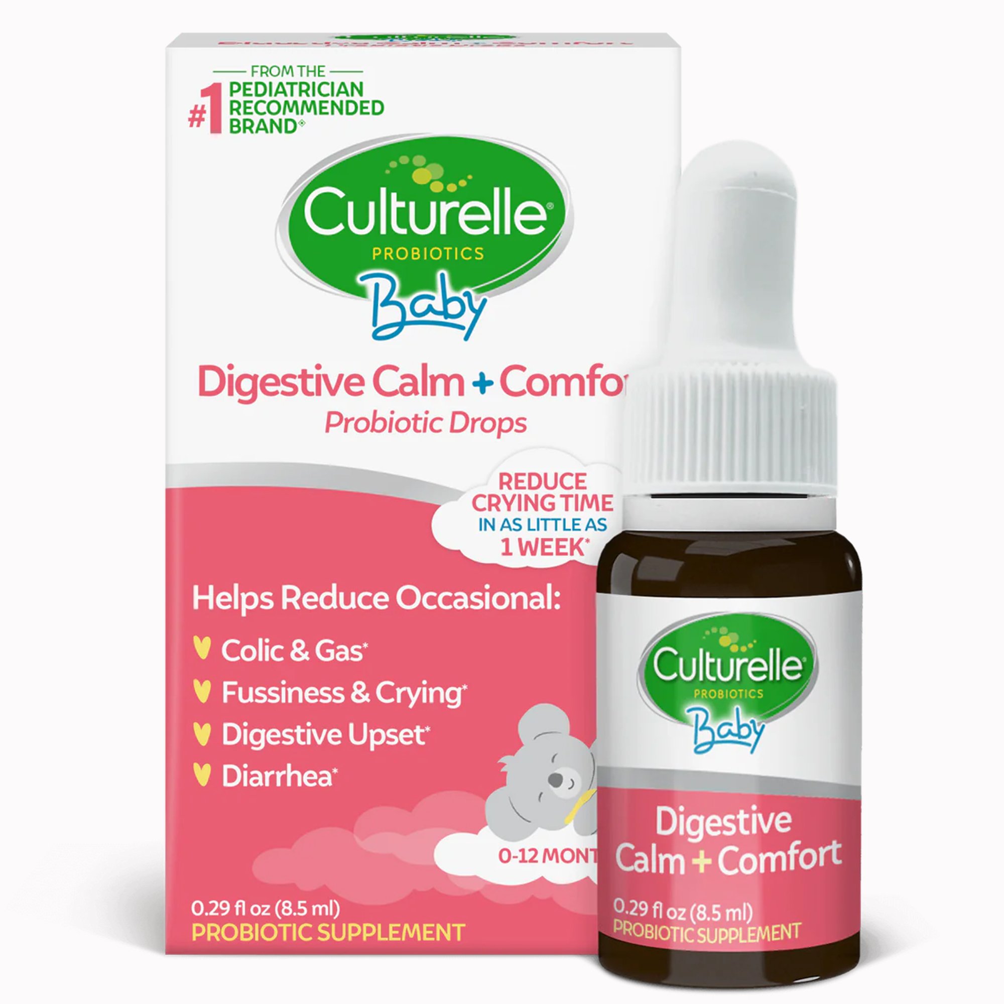 Culturelle Baby Digestive Calm + Comfort Probiotic Drops, 0.29-ounce Bottle MK 1270216