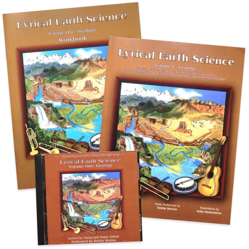 Lyrical Earth Science Volume 1 Geology Text, CD and Workbook