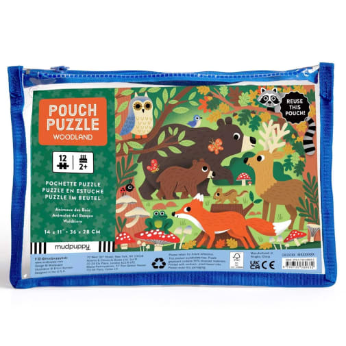 Woodland Pouch Puzzle (12 pieces)