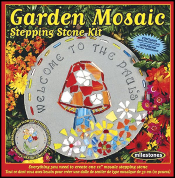 Garden Mosaic Stepping Stone Kit