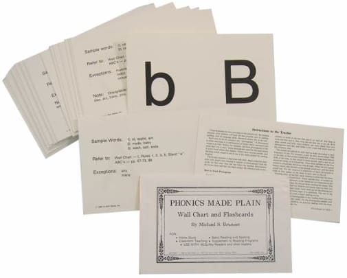Phonics Made Plain (Cards & Chart)