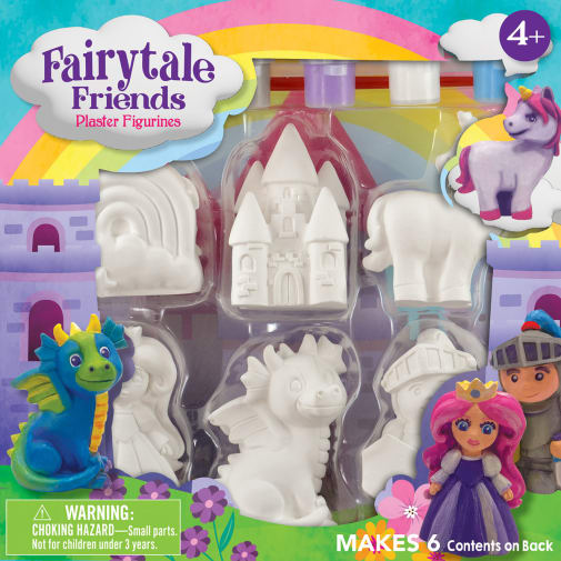 Fairytale Friends Plaster Figurine Paint Kit