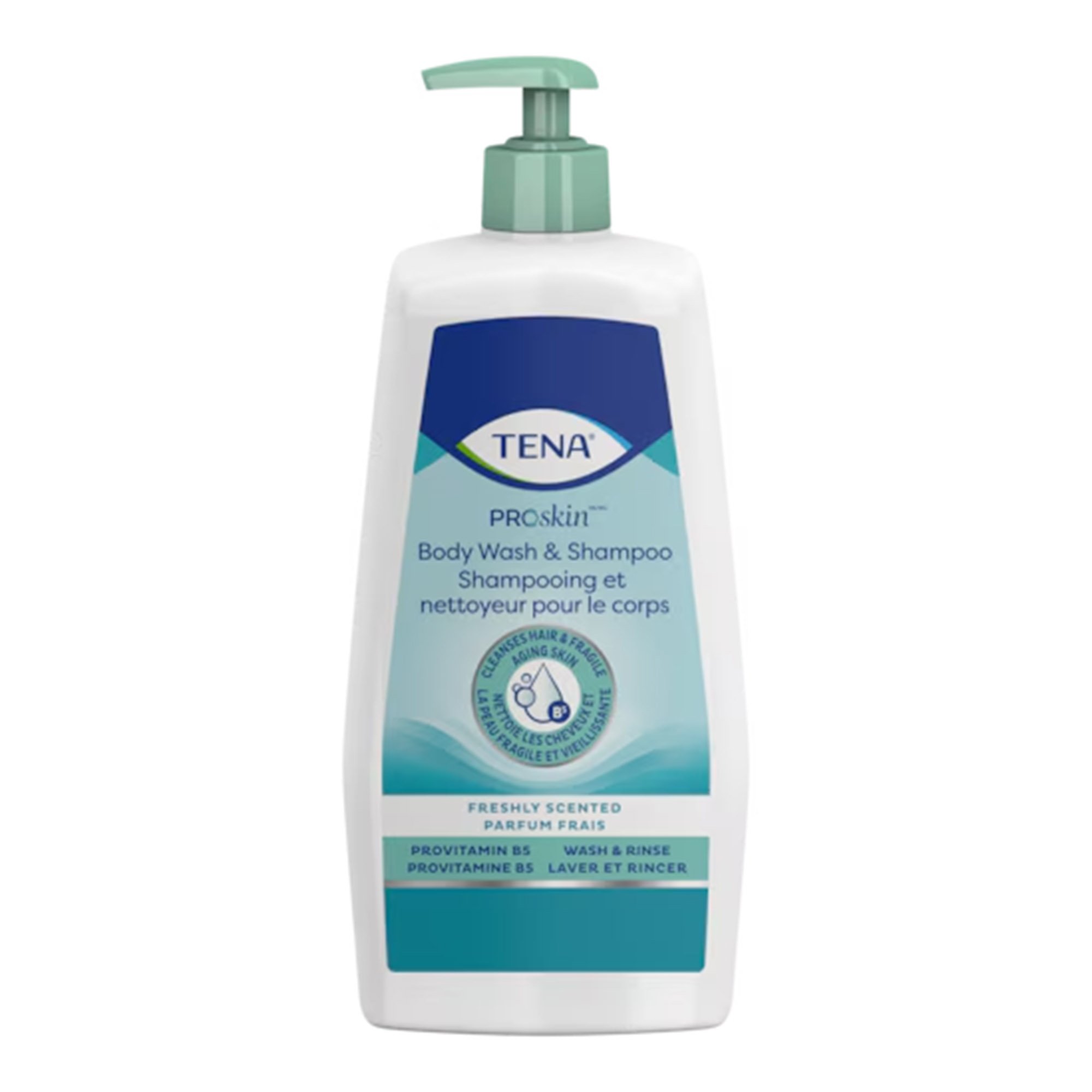 Tena Scented Shampoo and Body Wash, 16.9 oz. Pump Bottle MK 931618