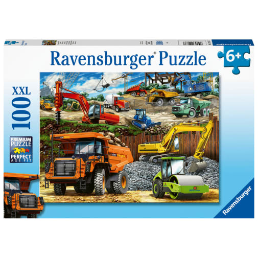 Ravensburger Construction Vehicles XXL Puzzle (100 pieces)