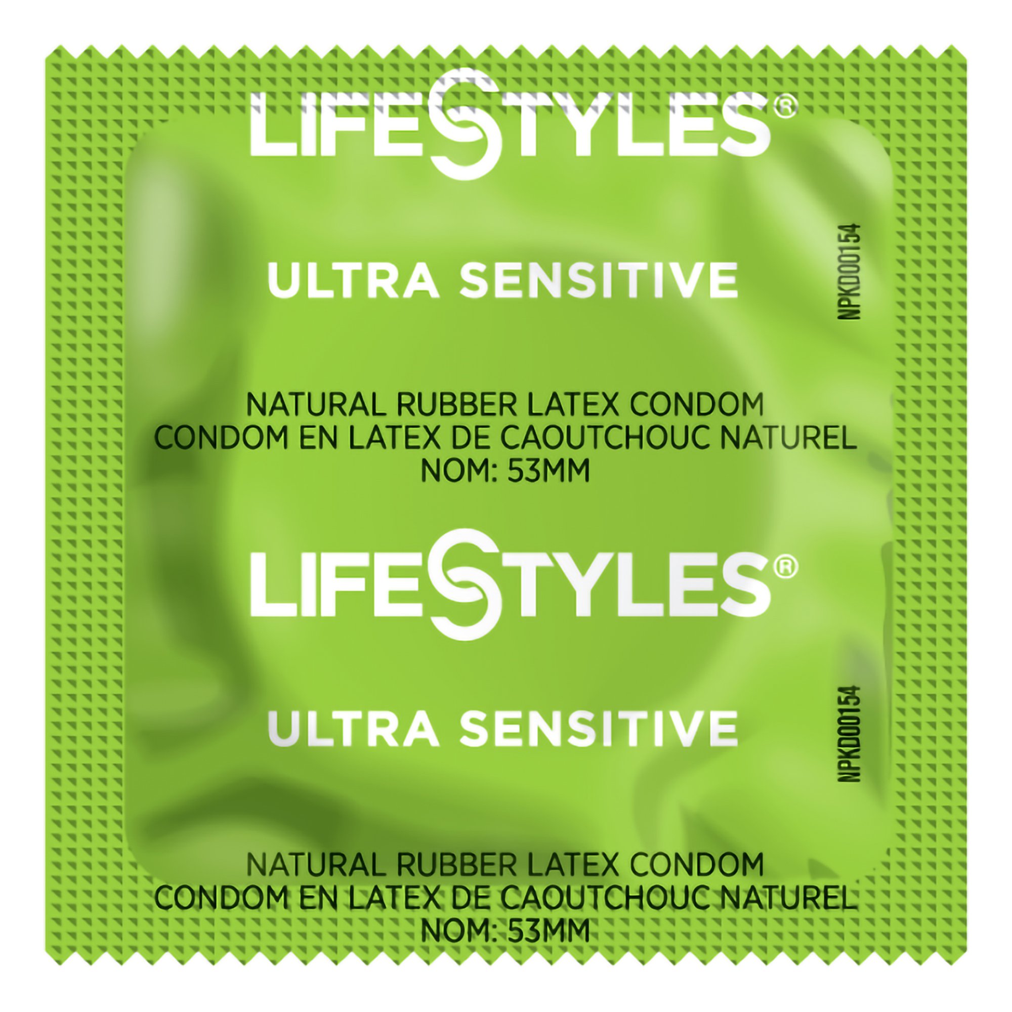 Lifestyles Ultra Sensitive Lubricated Latex Condom MK 1206381