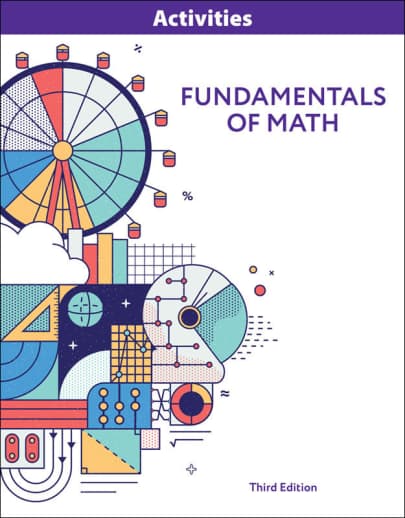 BJU Press Fundamentals of Math Student Activity Manual 3rd Edition
