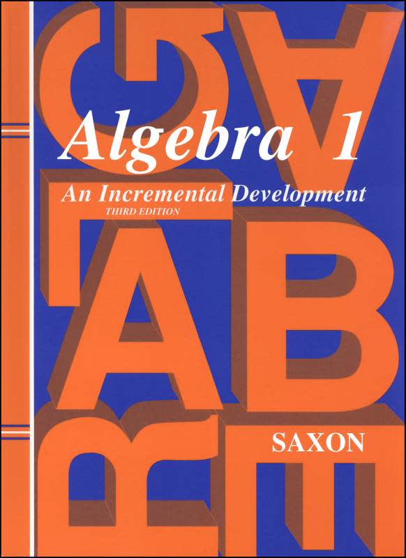 Saxon Algebra 1 Student Text (3rd Edition)