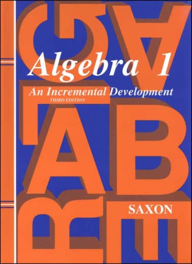 Saxon Algebra 1 Student Text (3rd Edition)