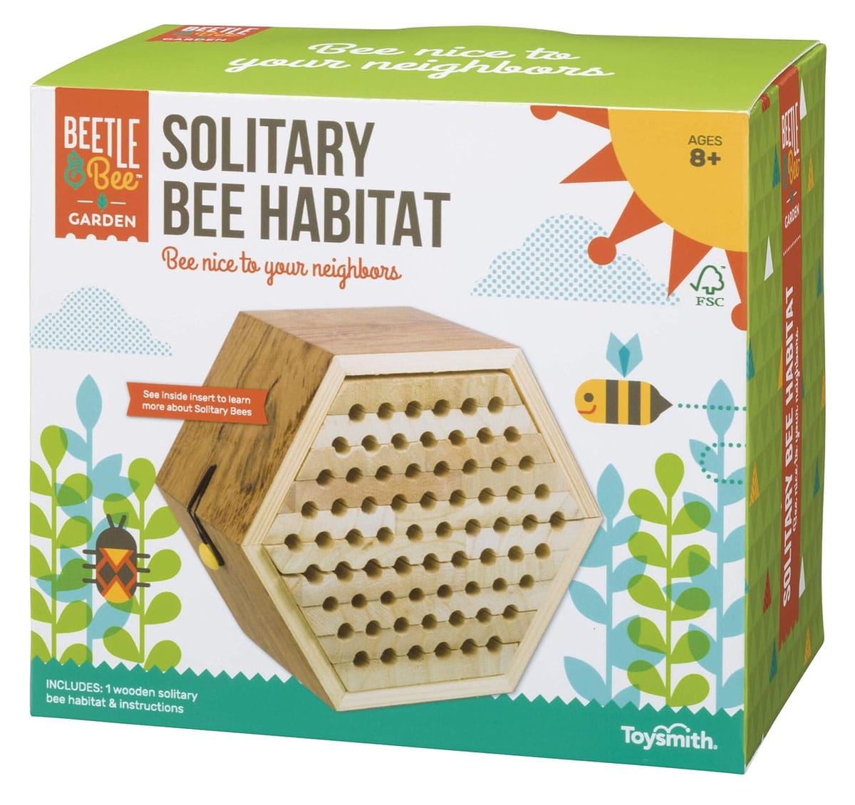 Solitary Bee Habitat (Beetle & Bee Garden)
