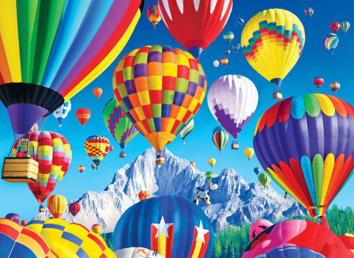 Kodak Balloons Over the Mountain Puzzle (1000 piece)