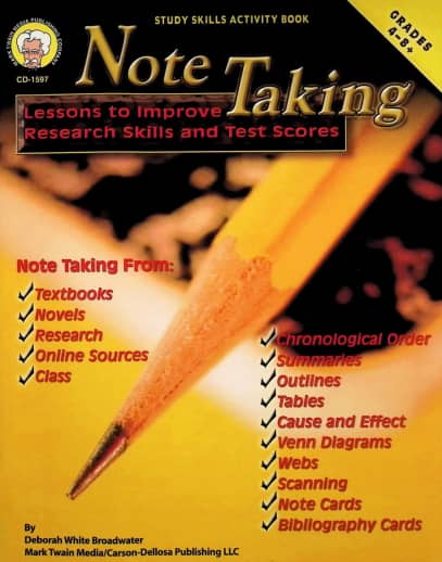 Note Taking: Lessons Improve Research Skills