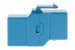 Cat5e RJ45 Inline Coupler Type Keystone Jack, Blue