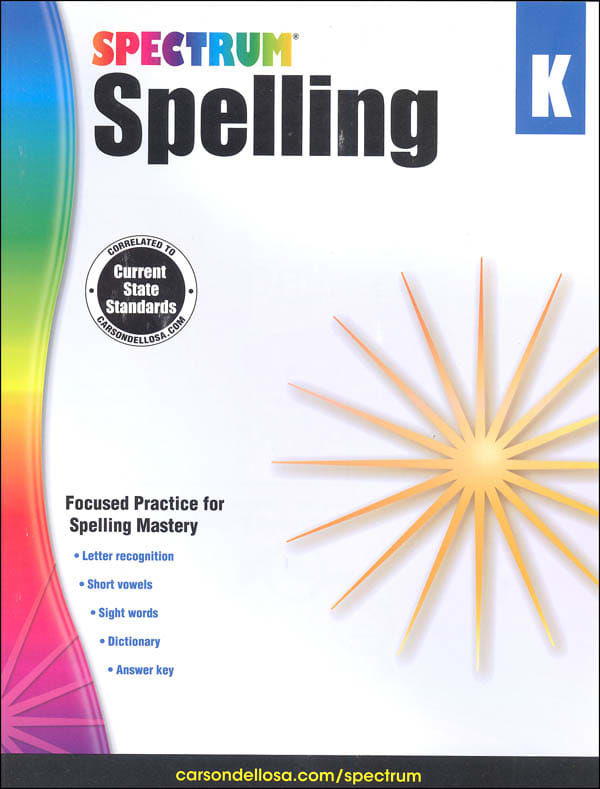 Spectrum Spelling Grade K (2014 Update)